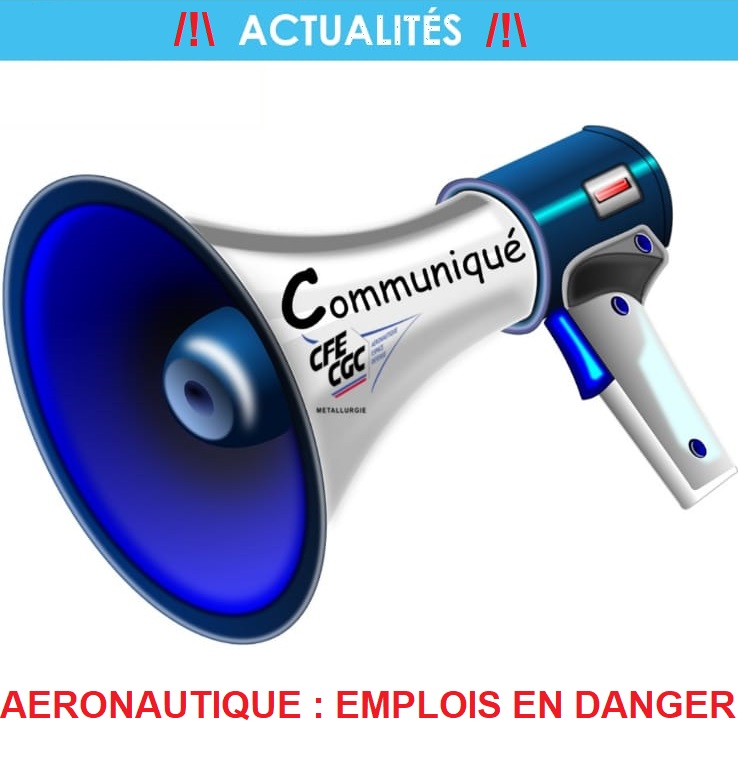 AERONAUTIQUE : ALERTE SUR LES EMPLOIS !