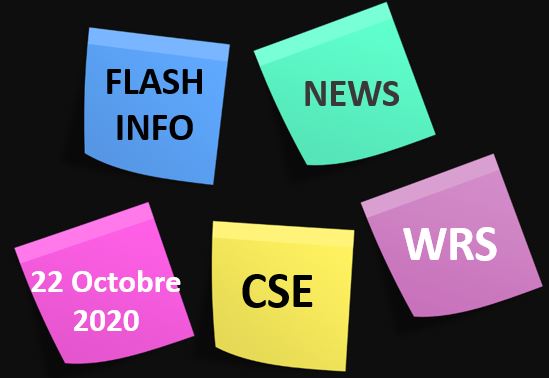 Info WRS : Compte rendu du CSE du 22 Octobre 2020