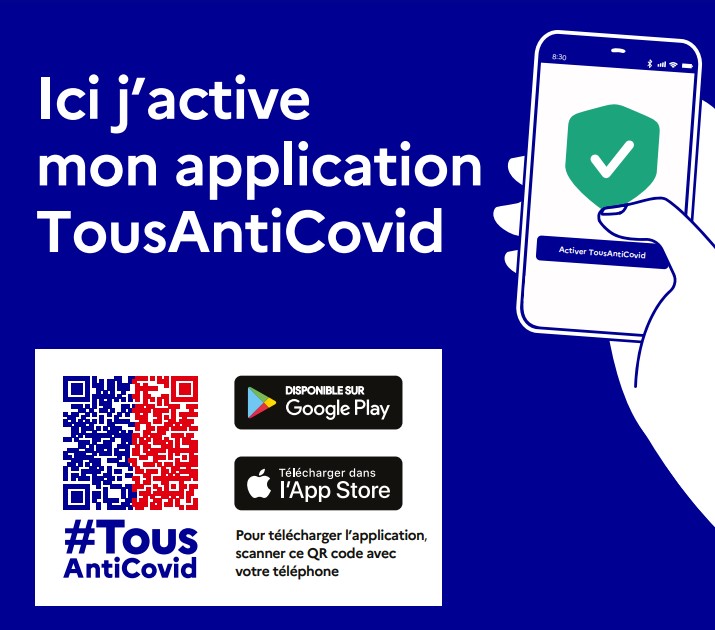 TousAntiCovid application pour détecter les « cas contacts »